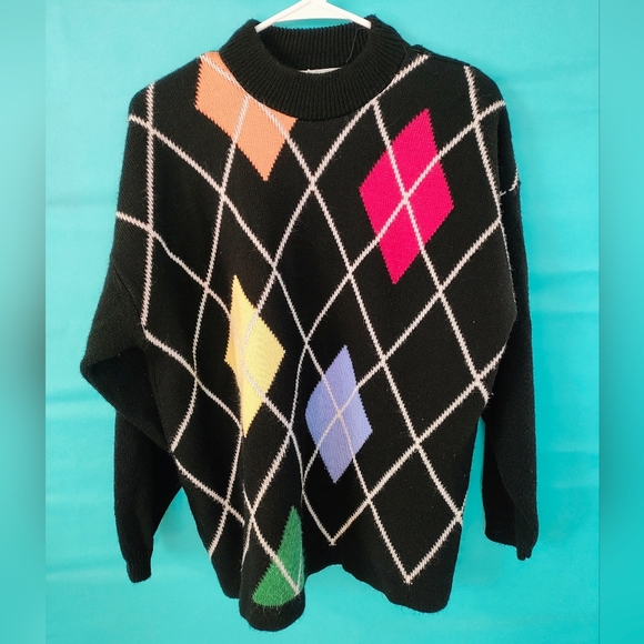 Norton McNaughton Sweaters - Norton McNaughton Argyle Sweater